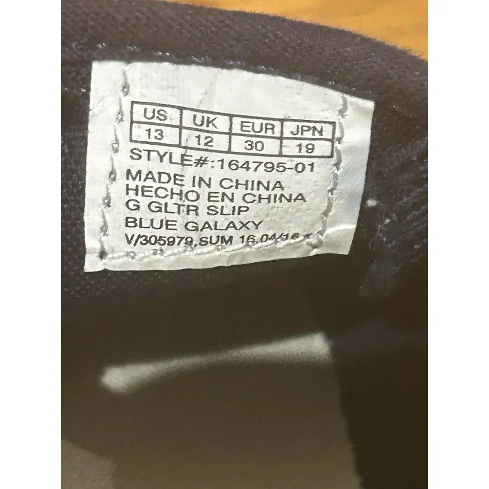 Gap Kids Glitter Slide Sneakers size 13